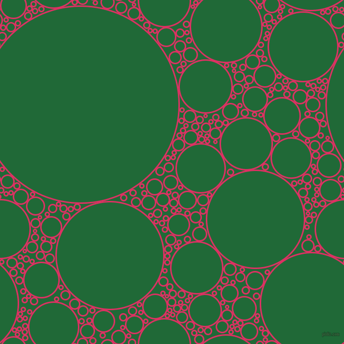 bubbles, circles, sponge, big, medium, small, 3 pixel line width, Cerise and Camarone circles bubbles sponge soap seamless tileable