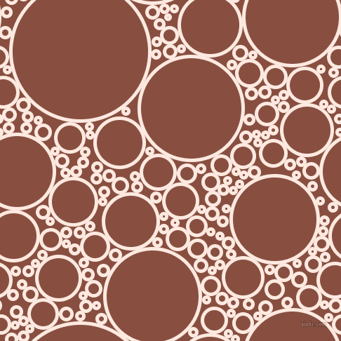 bubbles, circles, sponge, big, medium, small, 5 pixel line width, Chablis and Mule Fawn circles bubbles sponge soap seamless tileable