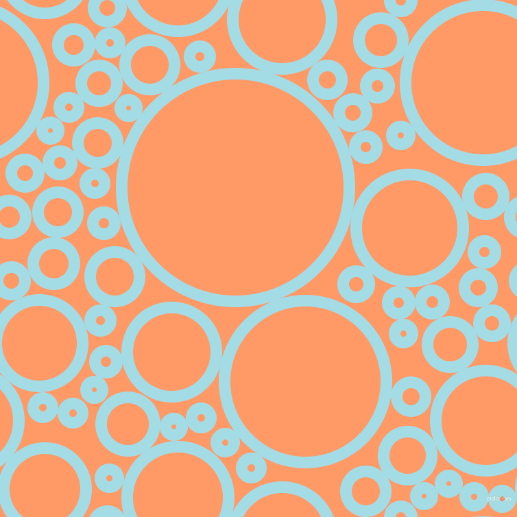 bubbles, circles, sponge, big, medium, small, 17 pixel line width, Charlotte and Atomic Tangerine circles bubbles sponge soap seamless tileable