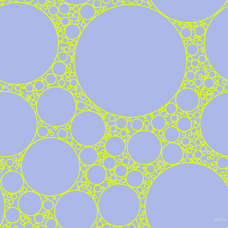 bubbles, circles, sponge, big, medium, small, 3 pixel line width, Chartreuse Yellow and Perano circles bubbles sponge soap seamless tileable