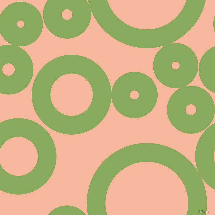 bubbles, circles, sponge, big, medium, small, 65 pixel line width, Chelsea Cucumber and Mandys Pink circles bubbles sponge soap seamless tileable