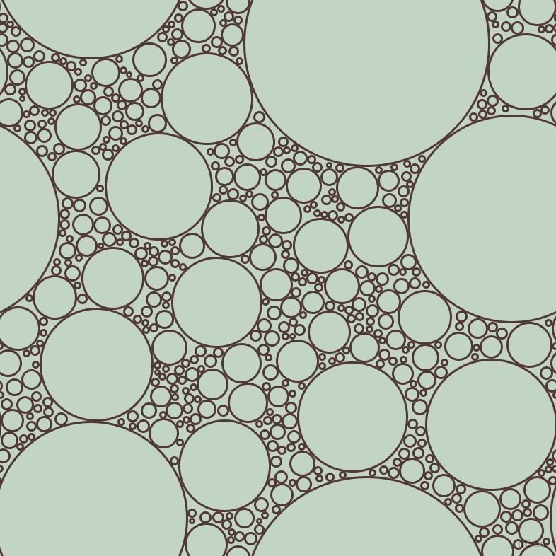 bubbles, circles, sponge, big, medium, small, 3 pixel line width, Cocoa Bean and Sea Mist circles bubbles sponge soap seamless tileable