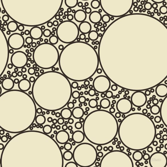 bubbles, circles, sponge, big, medium, small, 5 pixel line width, Coffee Bean and Scotch Mist circles bubbles sponge soap seamless tileable