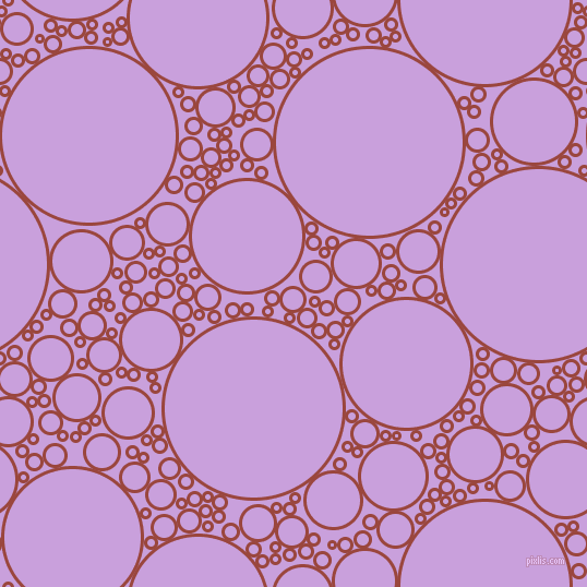 bubbles, circles, sponge, big, medium, small, 3 pixel line width, Cognac and Wisteria circles bubbles sponge soap seamless tileable