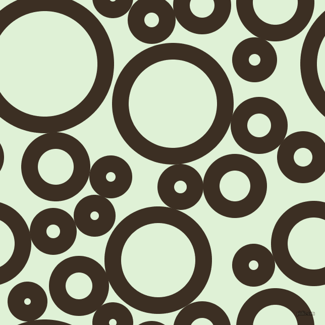 bubbles, circles, sponge, big, medium, small, 33 pixel line width, Cola and Hint Of Green circles bubbles sponge soap seamless tileable