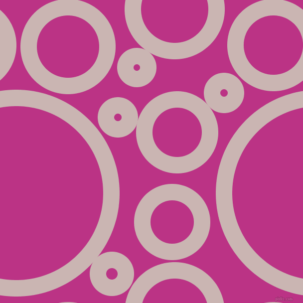 bubbles, circles, sponge, big, medium, small, 33 pixel line width, Cold Turkey and Red Violet circles bubbles sponge soap seamless tileable