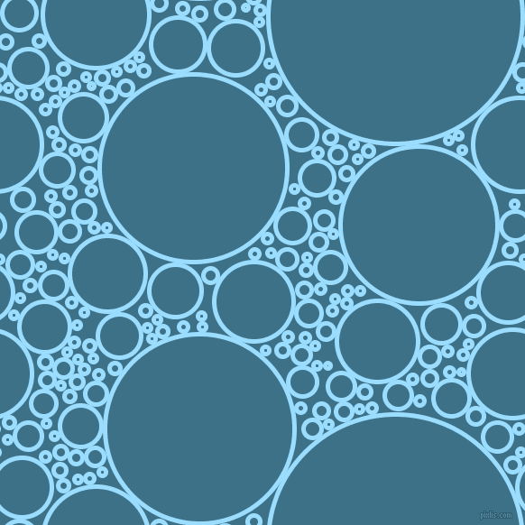 bubbles, circles, sponge, big, medium, small, 5 pixel line width, Columbia Blue and Calypso circles bubbles sponge soap seamless tileable