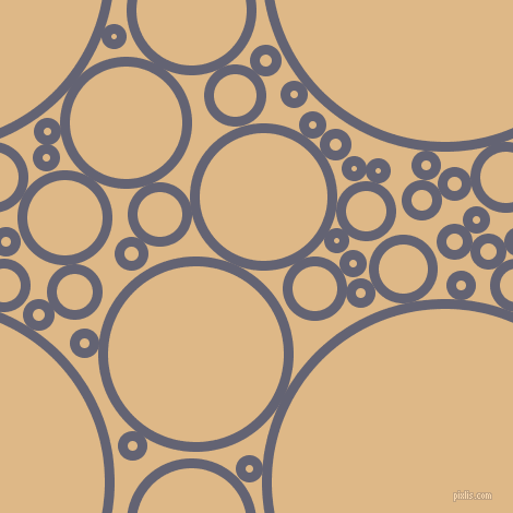bubbles, circles, sponge, big, medium, small, 9 pixel line width, Comet and Burly Wood circles bubbles sponge soap seamless tileable