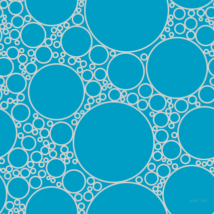 bubbles, circles, sponge, big, medium, small, 3 pixel line width, Concrete and Pacific Blue circles bubbles sponge soap seamless tileable