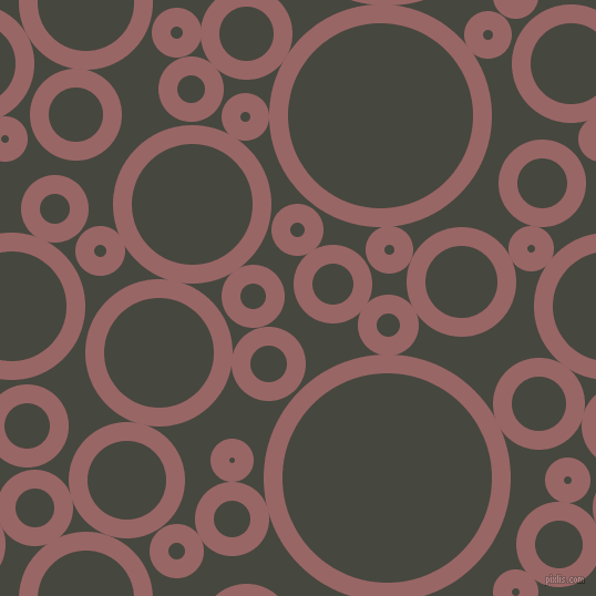 bubbles, circles, sponge, big, medium, small, 17 pixel line width, Copper Rose and Heavy Metal circles bubbles sponge soap seamless tileable