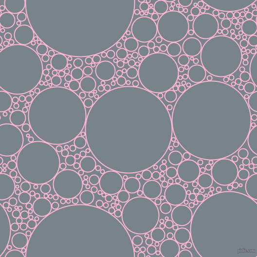 bubbles, circles, sponge, big, medium, small, 2 pixel line width, Cotton Candy and Regent Grey circles bubbles sponge soap seamless tileable