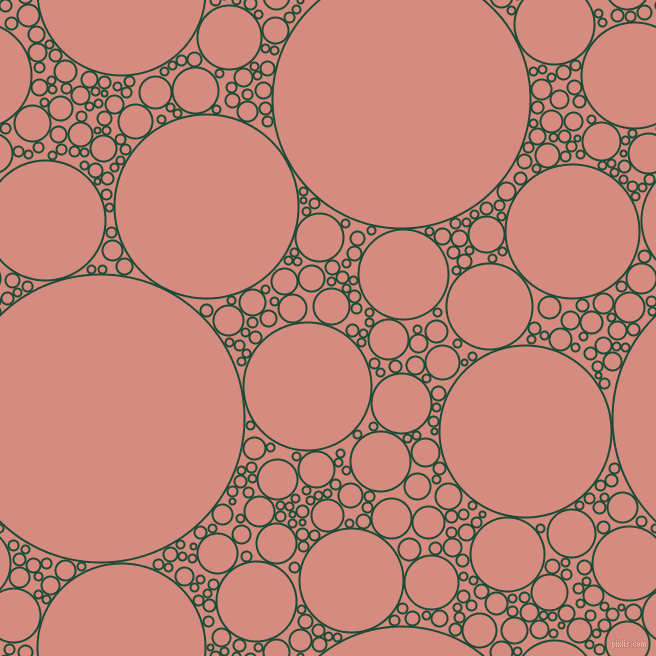 bubbles, circles, sponge, big, medium, small, 2 pixel line width, County Green and My Pink circles bubbles sponge soap seamless tileable