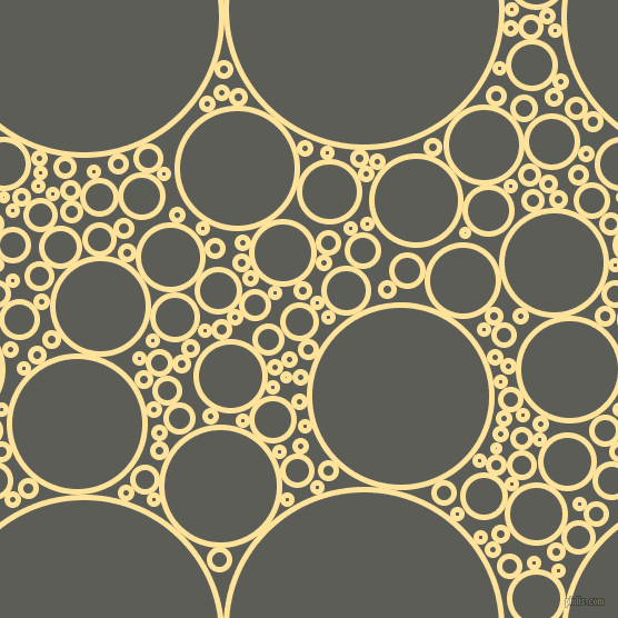bubbles, circles, sponge, big, medium, small, 5 pixel line width, Cream Brulee and Chicago circles bubbles sponge soap seamless tileable