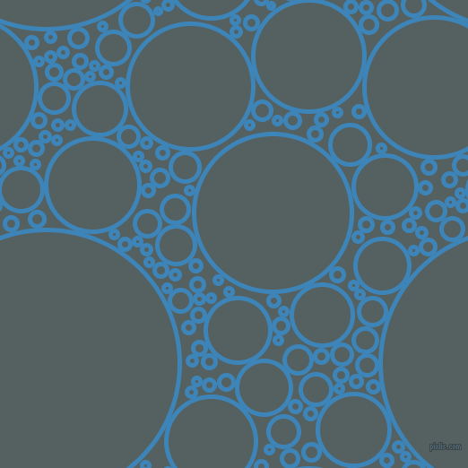bubbles, circles, sponge, big, medium, small, 5 pixel line width, Curious Blue and River Bed circles bubbles sponge soap seamless tileable