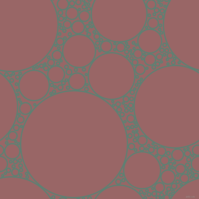 bubbles, circles, sponge, big, medium, small, 5 pixel line width, Cutty Sark and Copper Rose circles bubbles sponge soap seamless tileable