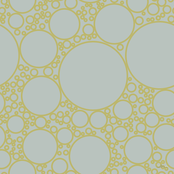 bubbles, circles, sponge, big, medium, small, 5 pixel line width, Dark Khaki and Tiara circles bubbles sponge soap seamless tileable