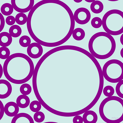 bubbles, circles, sponge, big, medium, small, 17 pixel line width, Dark Magenta and Foam circles bubbles sponge soap seamless tileable