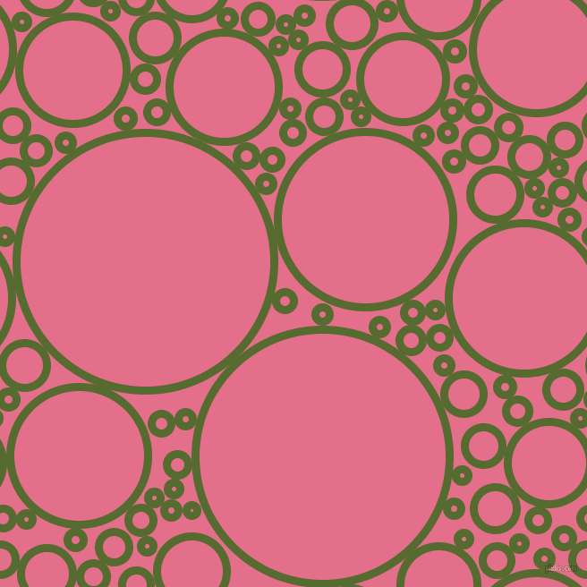 bubbles, circles, sponge, big, medium, small, 9 pixel line widthDark Olive Green and Deep Blush circles bubbles sponge soap seamless tileable