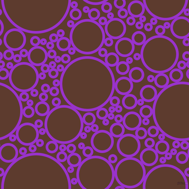 bubbles, circles, sponge, big, medium, small, 9 pixel line width, Dark Orchid and Cioccolato circles bubbles sponge soap seamless tileable