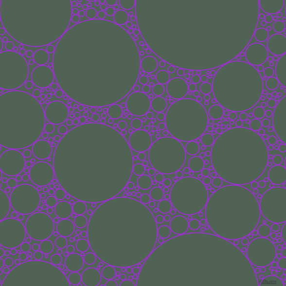 bubbles, circles, sponge, big, medium, small, 2 pixel line width, Dark Orchid and Mineral Green circles bubbles sponge soap seamless tileable