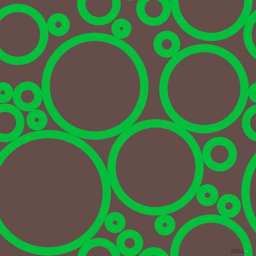bubbles, circles, sponge, big, medium, small, 17 pixel line width, Dark Pastel Green and Congo Brown circles bubbles sponge soap seamless tileable