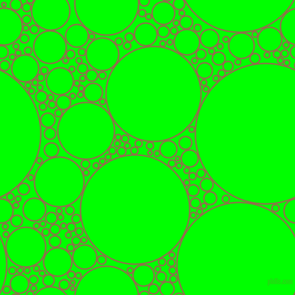 bubbles, circles, sponge, big, medium, small, 2 pixel line width, Dark Tan and Lime circles bubbles sponge soap seamless tileable