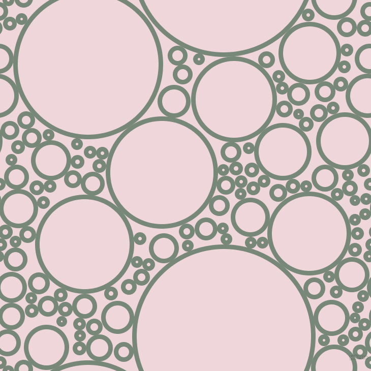bubbles, circles, sponge, big, medium, small, 9 pixel line width, Davy