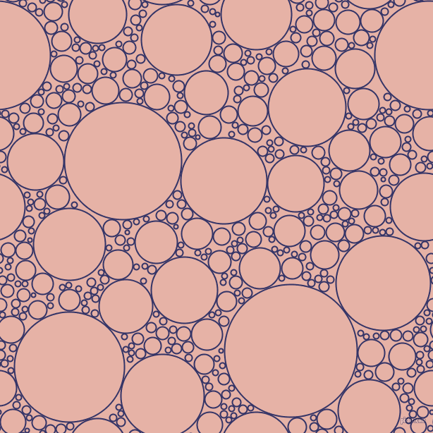 bubbles, circles, sponge, big, medium, small, 2 pixel line width, Deep Koamaru and Shilo circles bubbles sponge soap seamless tileable
