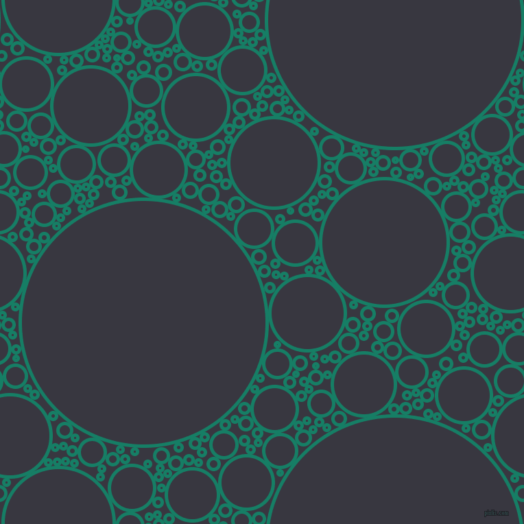bubbles, circles, sponge, big, medium, small, 5 pixel line width, Deep Sea and Black Marlin circles bubbles sponge soap seamless tileable