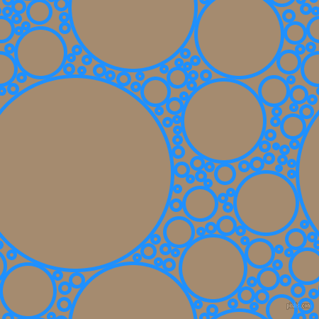 bubbles, circles, sponge, big, medium, small, 5 pixel line widthDodger Blue and Mongoose circles bubbles sponge soap seamless tileable