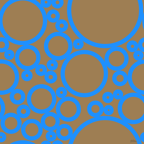 bubbles, circles, sponge, big, medium, small, 17 pixel line widthDodger Blue and Muesli circles bubbles sponge soap seamless tileable
