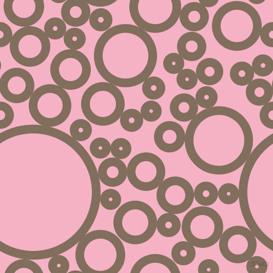 bubbles, circles, sponge, big, medium, small, 17 pixel line width, Donkey Brown and Cupid circles bubbles sponge soap seamless tileable