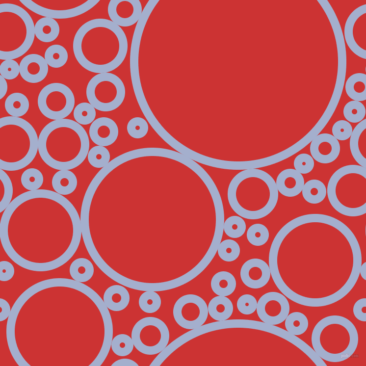 bubbles, circles, sponge, big, medium, small, 17 pixel line width, Echo Blue and Persian Red circles bubbles sponge soap seamless tileable