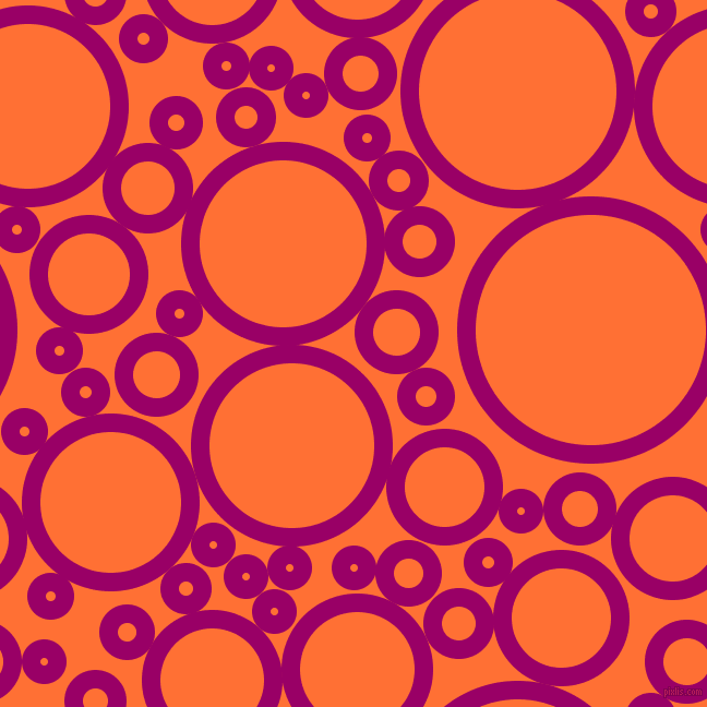 bubbles, circles, sponge, big, medium, small, 17 pixel line width, Eggplant and Burnt Orange circles bubbles sponge soap seamless tileable
