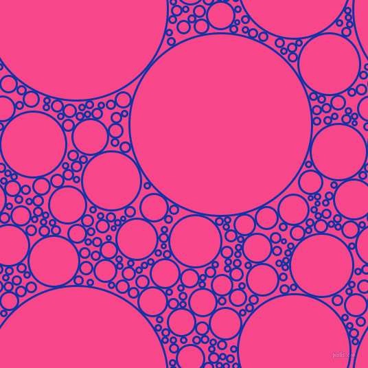 bubbles, circles, sponge, big, medium, small, 3 pixel line width, Egyptian Blue and Violet Red circles bubbles sponge soap seamless tileable