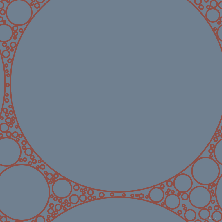 bubbles, circles, sponge, big, medium, small, 5 pixel line width, El Salva and Slate Grey circles bubbles sponge soap seamless tileable