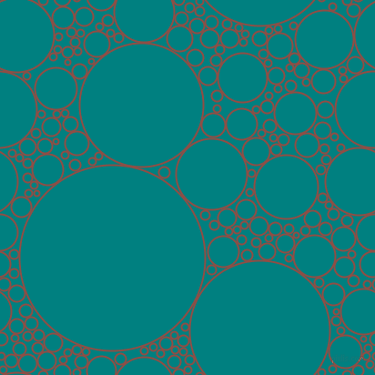 bubbles, circles, sponge, big, medium, small, 2 pixel line width, El Salva and Teal circles bubbles sponge soap seamless tileable