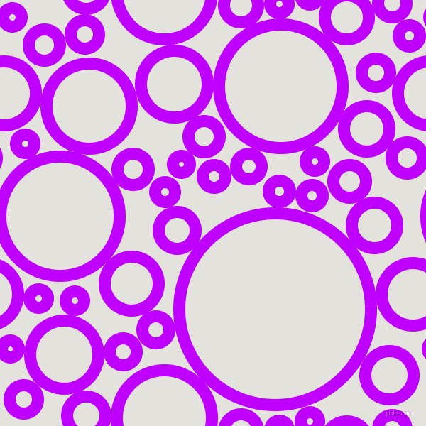 bubbles, circles, sponge, big, medium, small, 17 pixel line width, Electric Purple and Wan White circles bubbles sponge soap seamless tileable