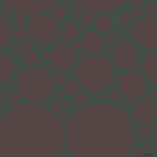 bubbles, circles, sponge, big, medium, small, 2 pixel line width, Evening Sea and Woody Brown circles bubbles sponge soap seamless tileable