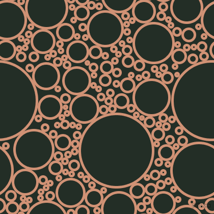 bubbles, circles, sponge, big, medium, small, 5 pixel line width, Feldspar and Black Bean circles bubbles sponge soap seamless tileable