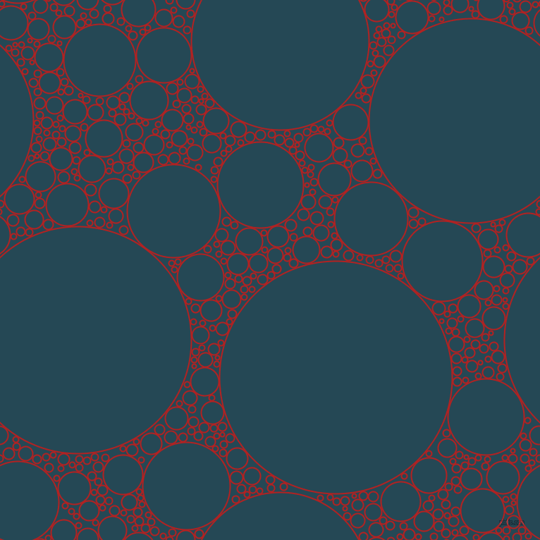 bubbles, circles, sponge, big, medium, small, 2 pixel line width, Fire Brick and Teal Blue circles bubbles sponge soap seamless tileable