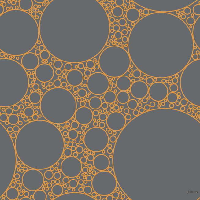bubbles, circles, sponge, big, medium, small, 3 pixel line width, Fire Bush and Mid Grey circles bubbles sponge soap seamless tileable