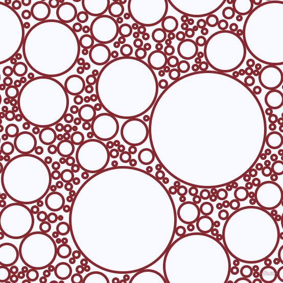 bubbles, circles, sponge, big, medium, small, 5 pixel line width, Flame Red and Ghost White circles bubbles sponge soap seamless tileable