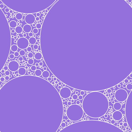 bubbles, circles, sponge, big, medium, small, 2 pixel line width, Floral White and Medium Purple circles bubbles sponge soap seamless tileable