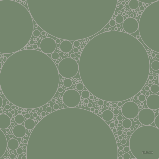 bubbles, circles, sponge, big, medium, small, 2 pixel line width, Foggy Grey and Xanadu circles bubbles sponge soap seamless tileable