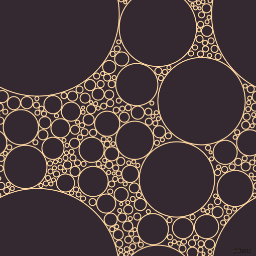 bubbles, circles, sponge, big, medium, small, 2 pixel line width, Frangipani and Melanzane circles bubbles sponge soap seamless tileable