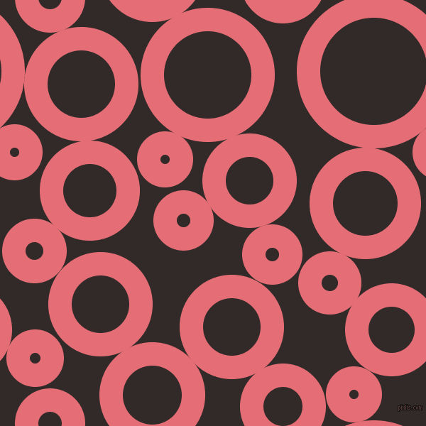 bubbles, circles, sponge, big, medium, small, 33 pixel line width, Froly and Livid Brown circles bubbles sponge soap seamless tileable