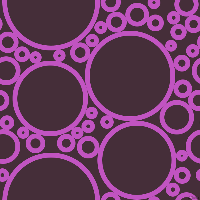 bubbles, circles, sponge, big, medium, small, 17 pixel line width, Fuchsia and Barossa circles bubbles sponge soap seamless tileable
