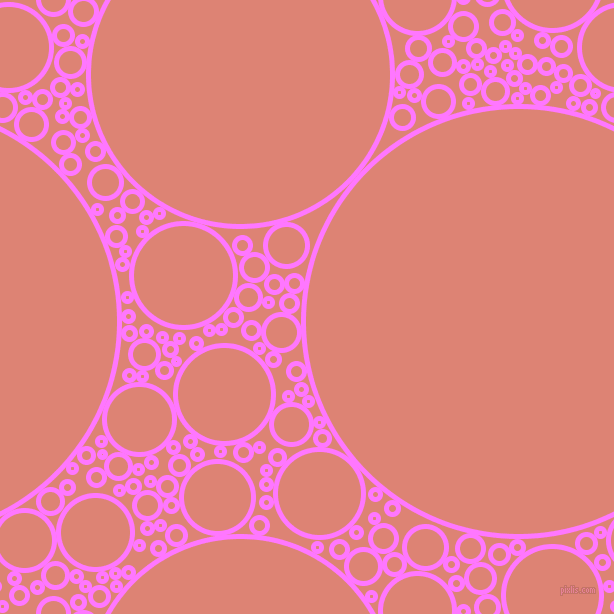 bubbles, circles, sponge, big, medium, small, 5 pixel line widthFuchsia Pink and New York Pink circles bubbles sponge soap seamless tileable