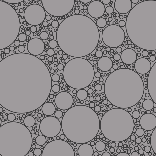 bubbles, circles, sponge, big, medium, small, 3 pixel line width, Fuscous Grey and Shady Lady circles bubbles sponge soap seamless tileable